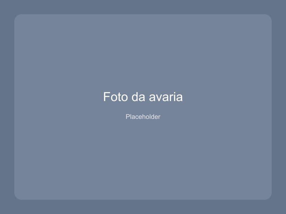 Demonstração de reporte de avaria